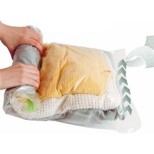 12 Space Saver Storage Bags for Clothes for Travel - Compression,no Vacuum Sacks